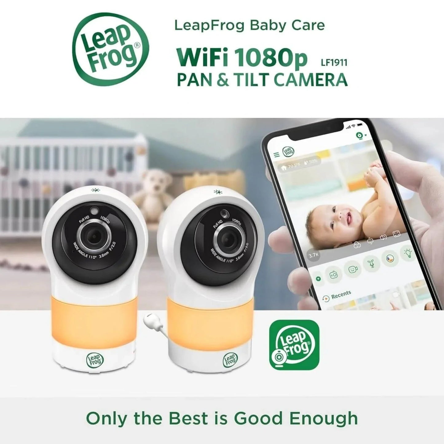 LeapFrog WiFi Standalone Video Baby Monitor - mezetto ebebek ebebek