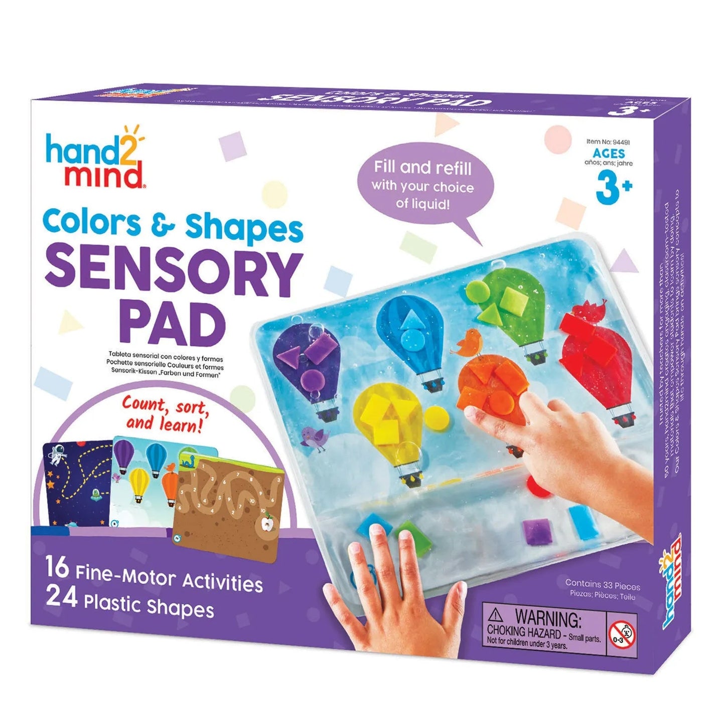 Learning Resources Colours & Shapes Sensory Pad - mezetto ebebek ebebek