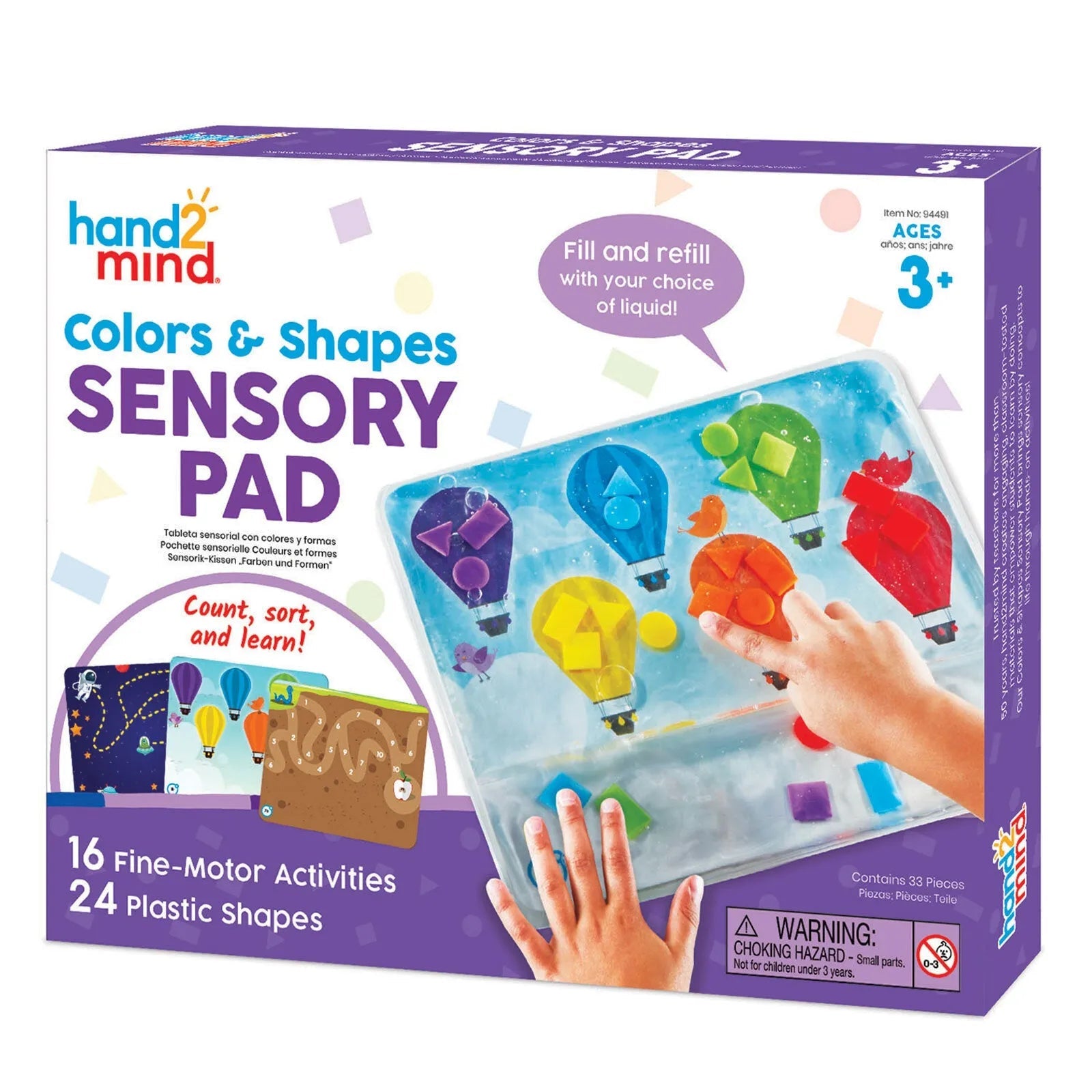Learning Resources Colours & Shapes Sensory Pad - mezetto ebebek ebebek