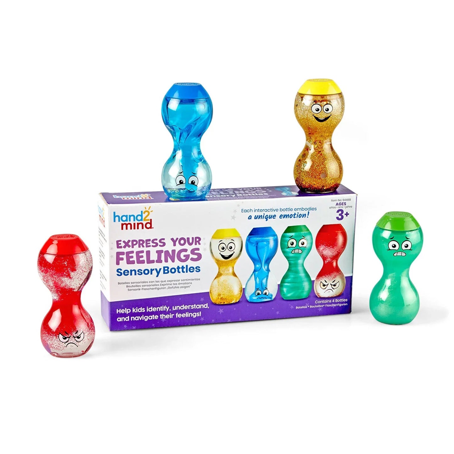 Learning Resources Express Your Feelings Sensory Bottles - mezetto ebebek ebebek