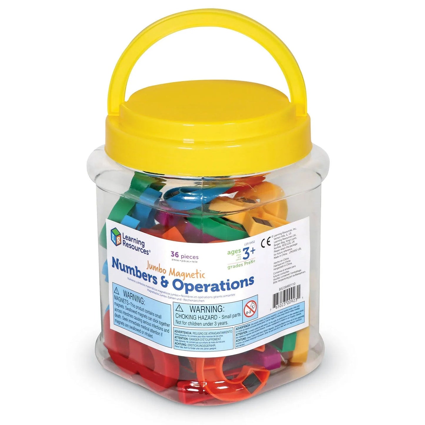 Learning Resources Jumbo Magnetic Numbers & Operations 36 pcs - mezetto ebebek ebebek