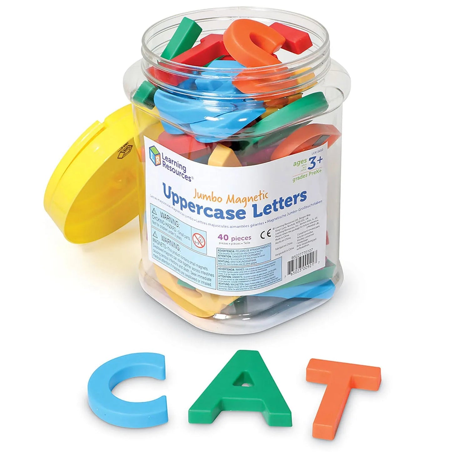 Learning Resources Jumbo Magnetic Uppercase Letters 40 pcs - mezetto ebebek ebebek