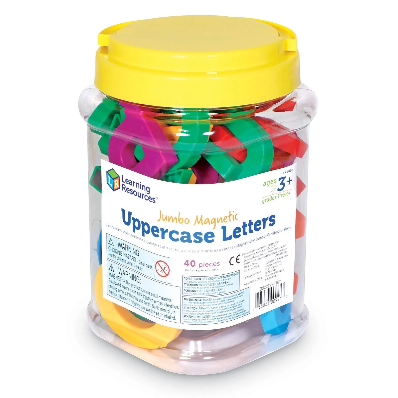 Learning Resources Jumbo Magnetic Uppercase Letters 40 pcs - mezetto ebebek ebebek