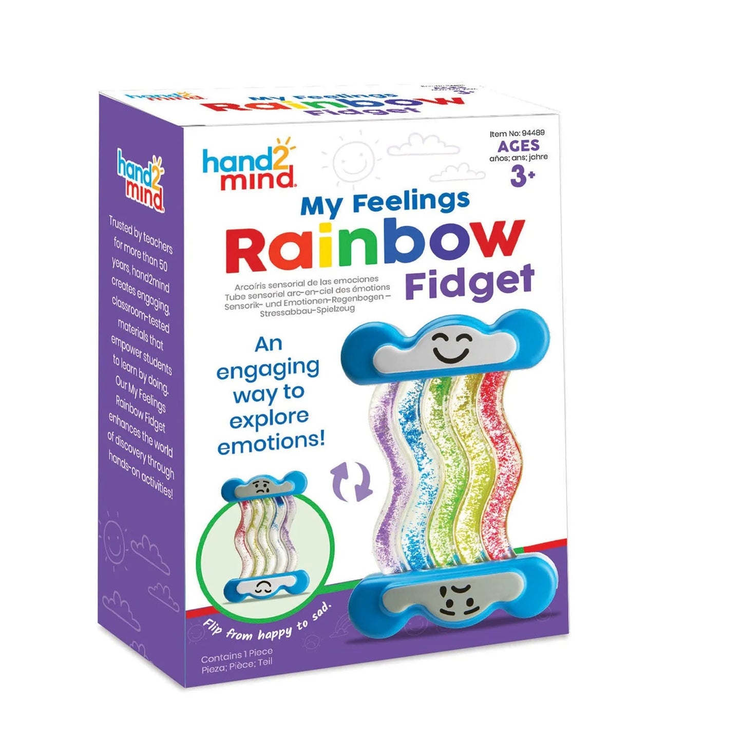 Learning Resources My Feelings Rainbow Fidget - mezetto ebebek ebebek