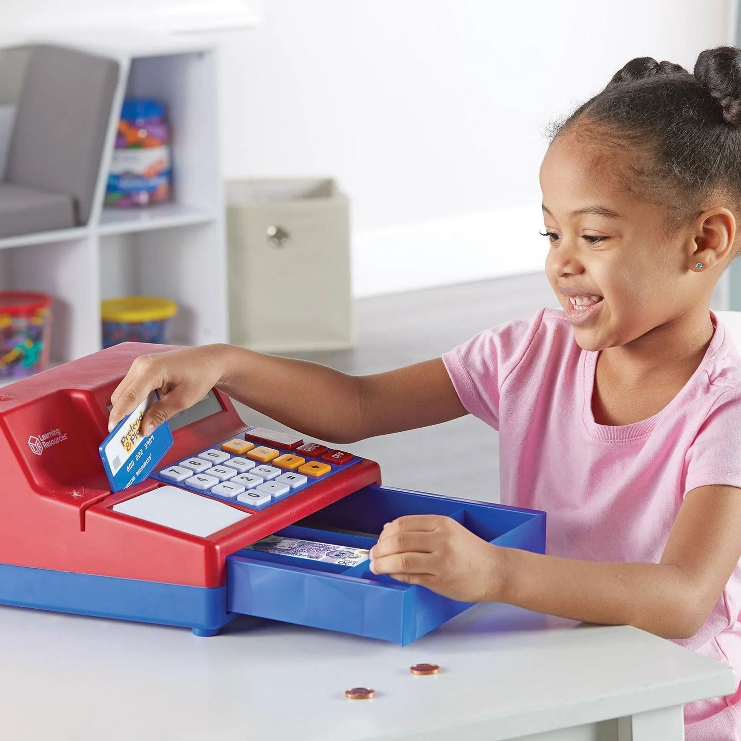 Learning Resources Pretend & Play Calculator Cash Register - mezetto ebebek ebebek