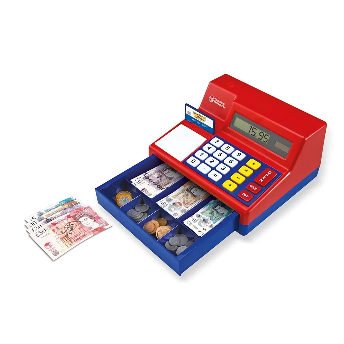 Learning Resources Pretend & Play Calculator Cash Register - mezetto ebebek ebebek