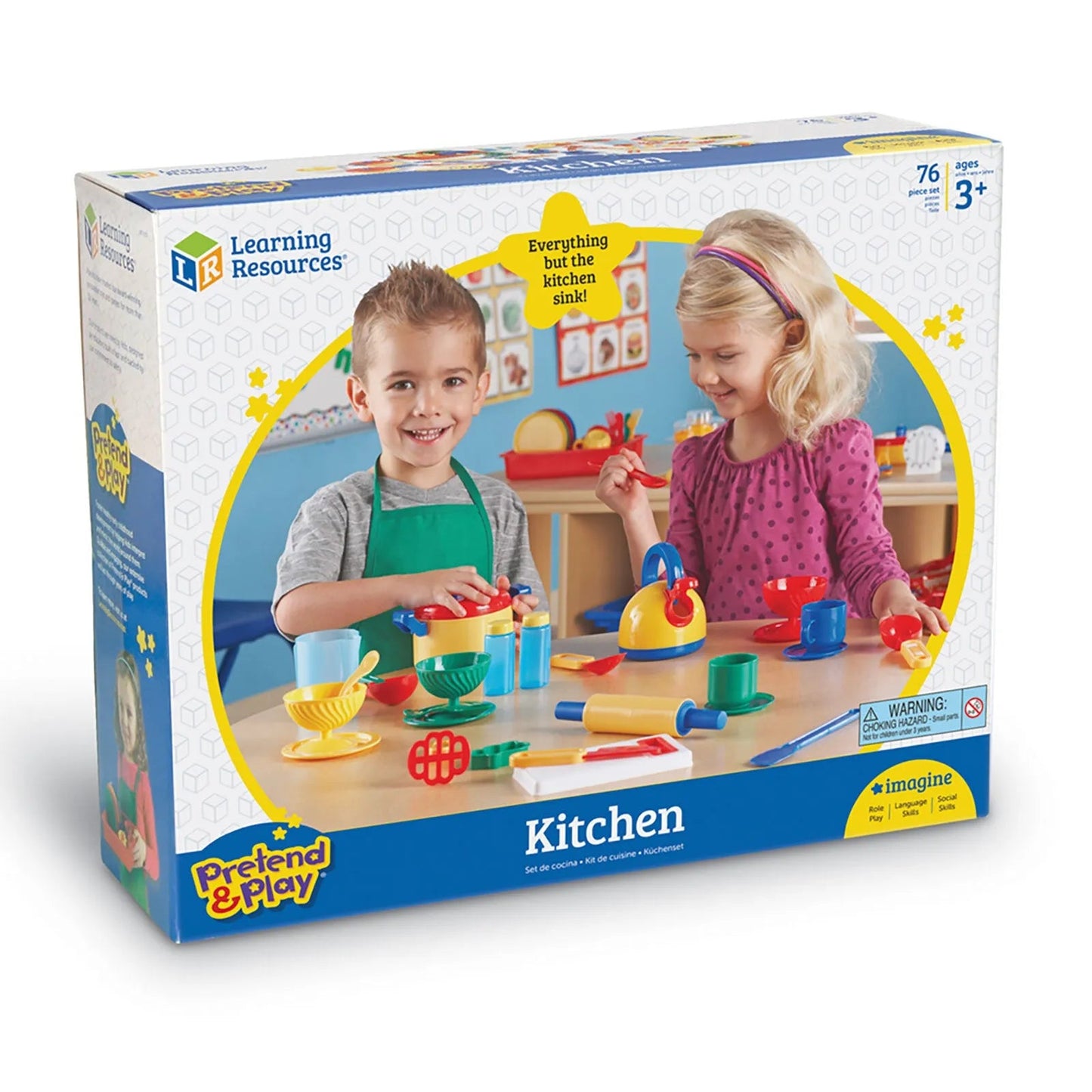 Learning Resources Pretend & Play Great Value Kitchen Set - mezetto ebebek ebebek