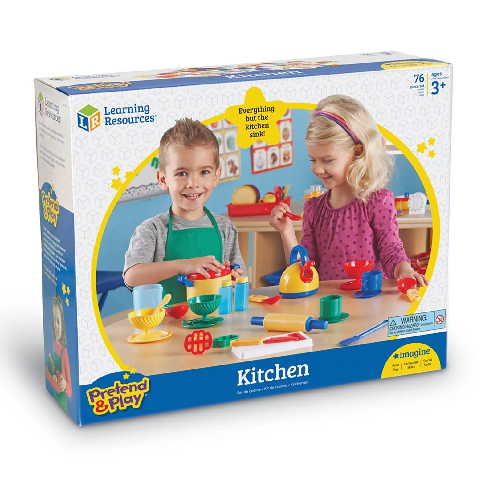Learning Resources Pretend & Play Great Value Kitchen Set - mezetto ebebek ebebek