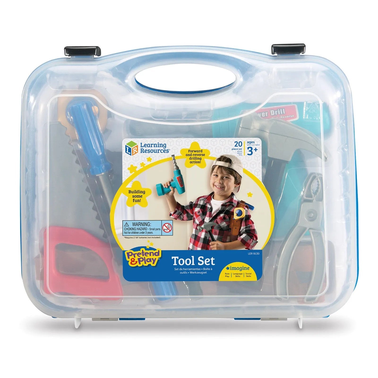 Learning Resources Pretend & Play Work Belt Tool Set - mezetto ebebek ebebek