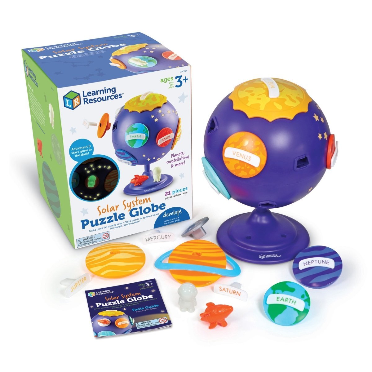 Learning Resources Solar System Puzzle Globe - mezetto ebebek ebebek