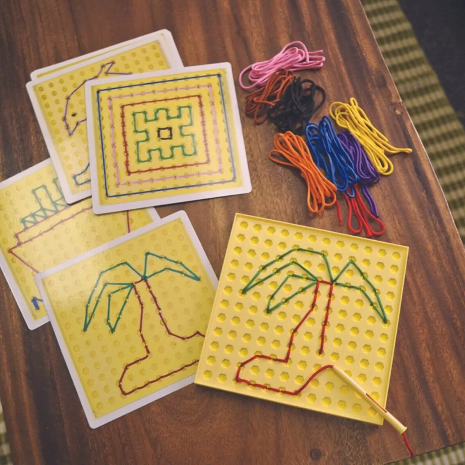 Learning Resources String - Along Lacing Set - mezetto ebebek ebebek