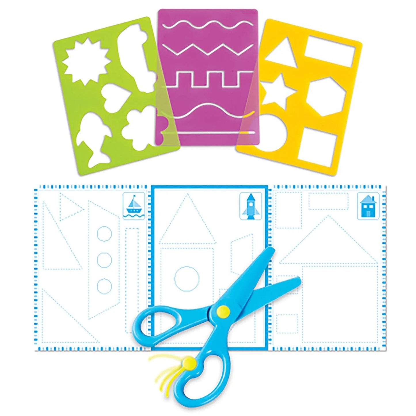 Learning Resources Trace Ace Scissors Skills Set - mezetto ebebek ebebek