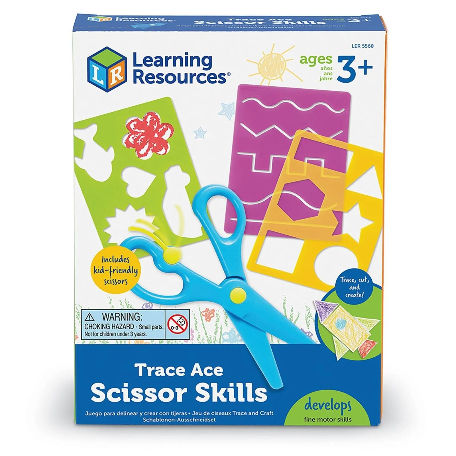 Learning Resources Trace Ace Scissors Skills Set - mezetto ebebek ebebek