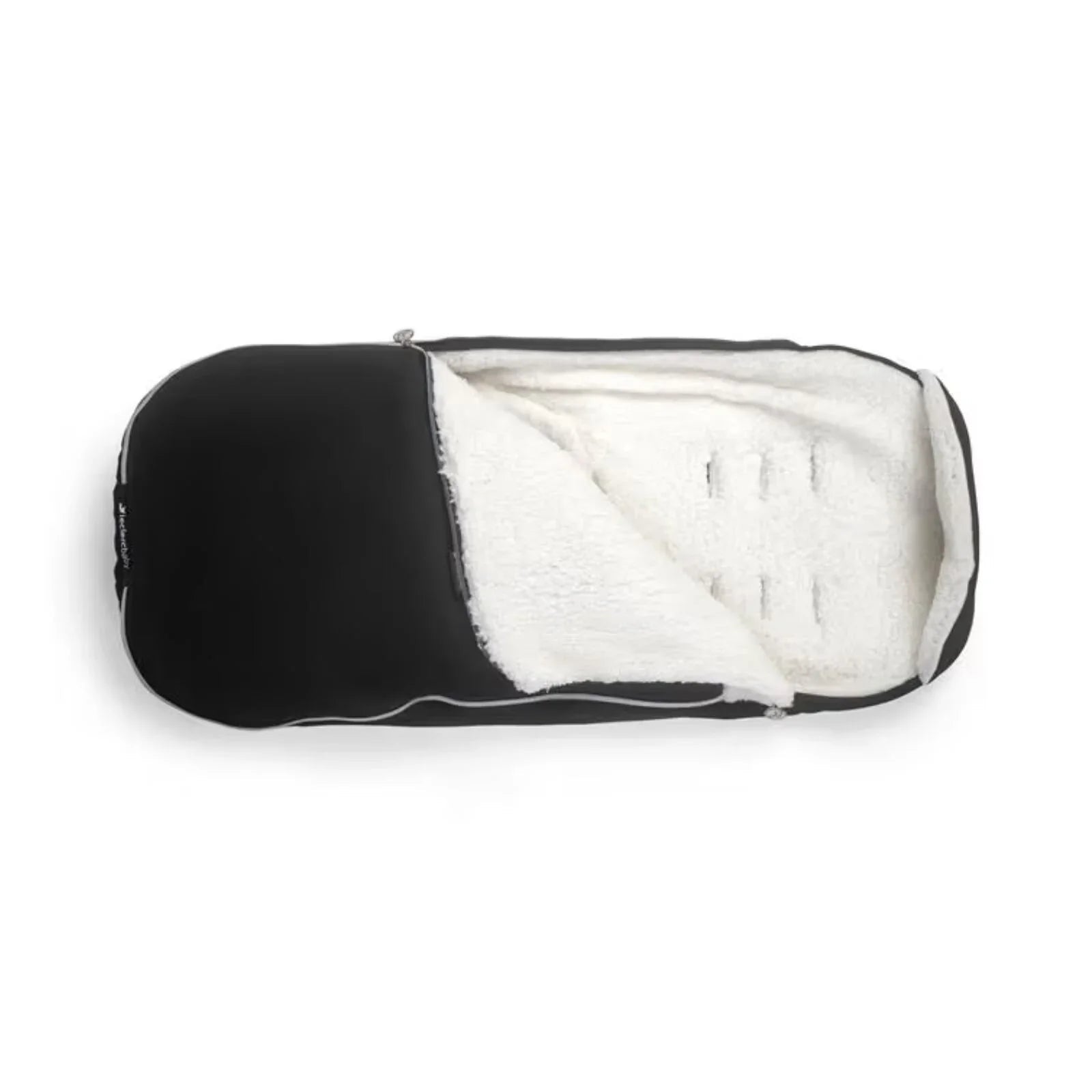 Leclerc Baby Influencer Air Footmuff Teddy - Piano Black - mezetto ebebek ebebek