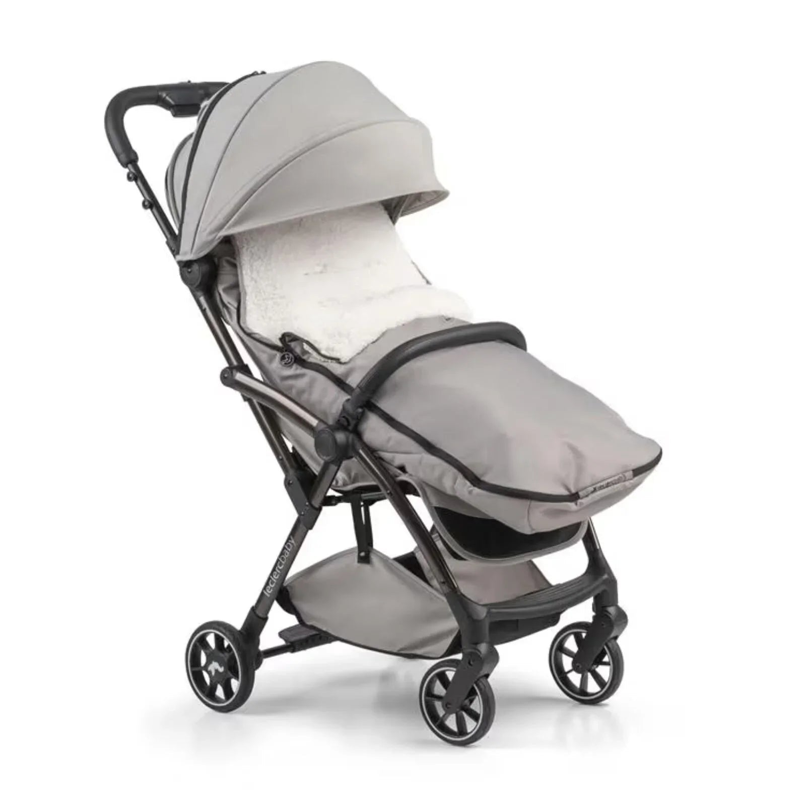Leclerc Baby Influencer Air Footmuff Teddy - Violet Grey - mezetto ebebek ebebek