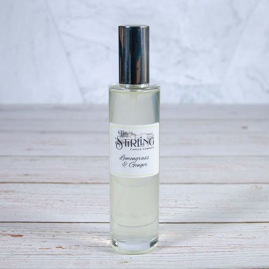Lemongrass & Ginger - Room Spray 100ml - mezetto Shopify Collective The Stirling Candle Company