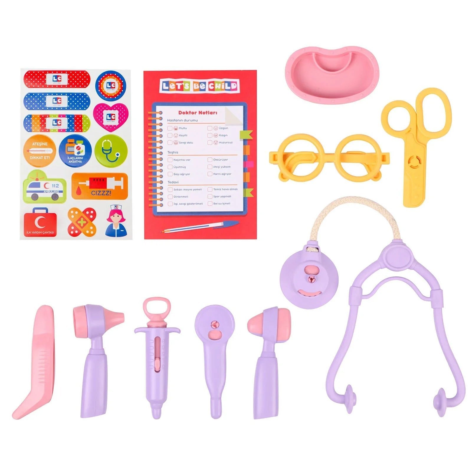 Let's Be Child Bag Doctor Set Assorted - mezetto ebebek ebebek