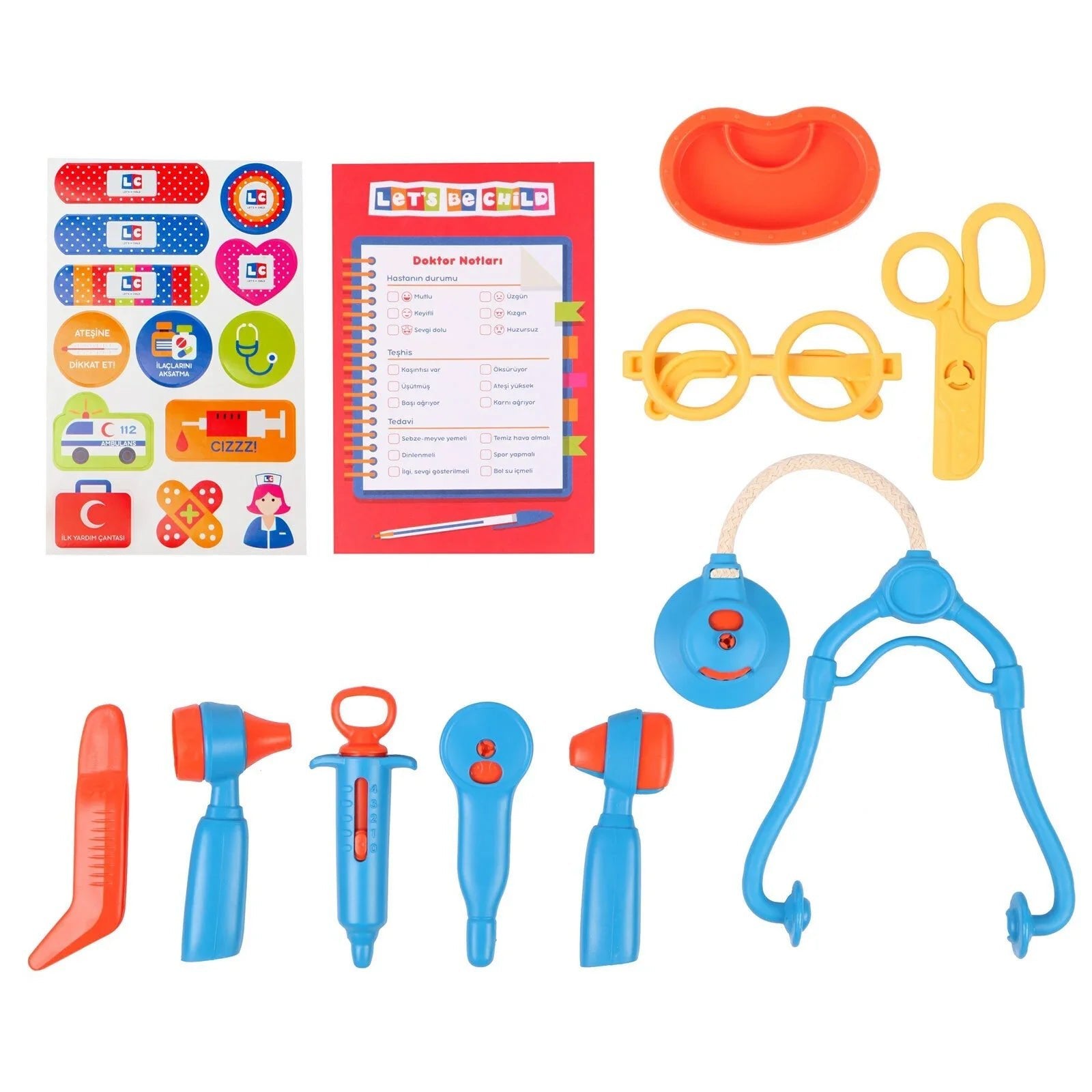 Let's Be Child Bag Doctor Set Assorted - mezetto ebebek ebebek