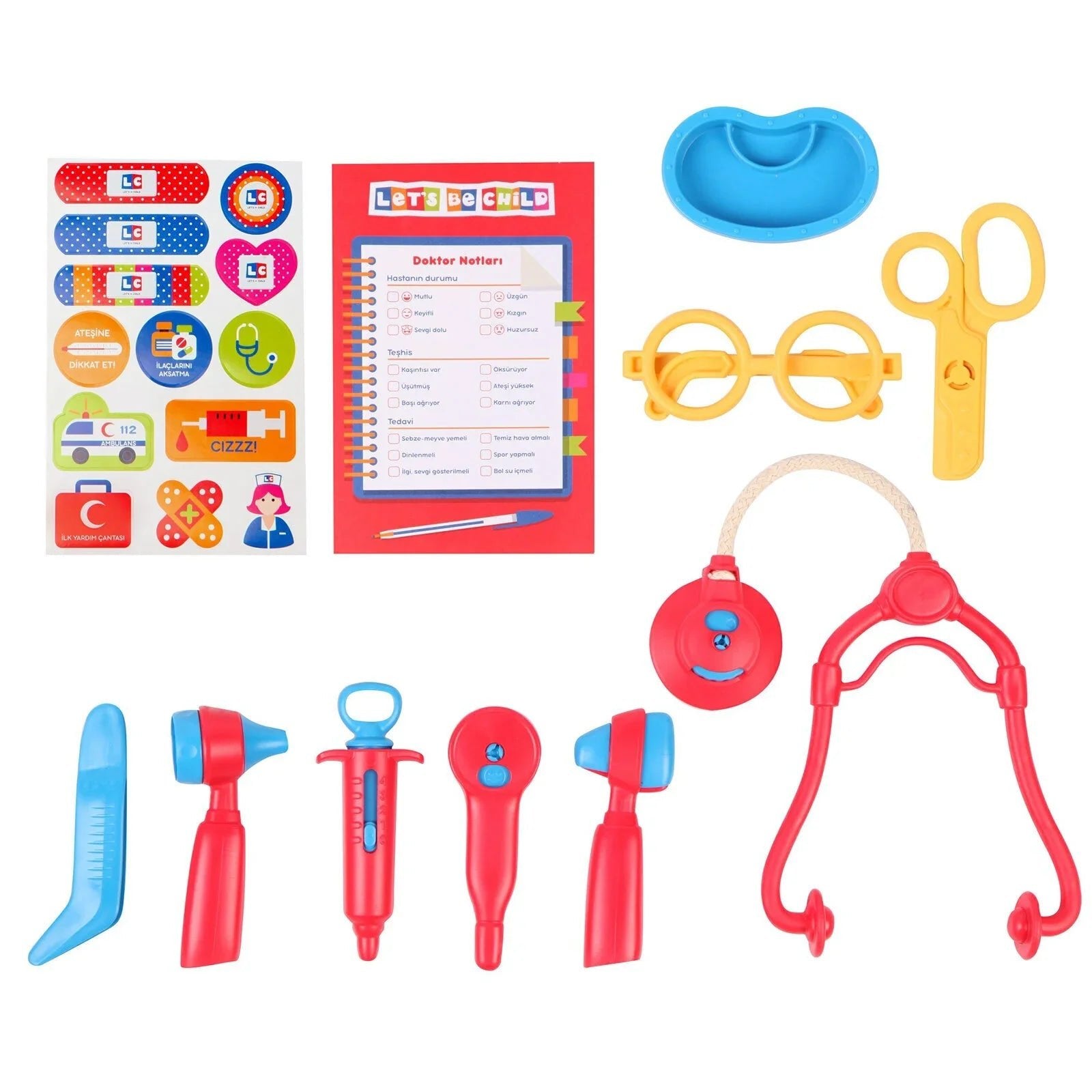 Let's Be Child Bag Doctor Set Assorted - mezetto ebebek ebebek