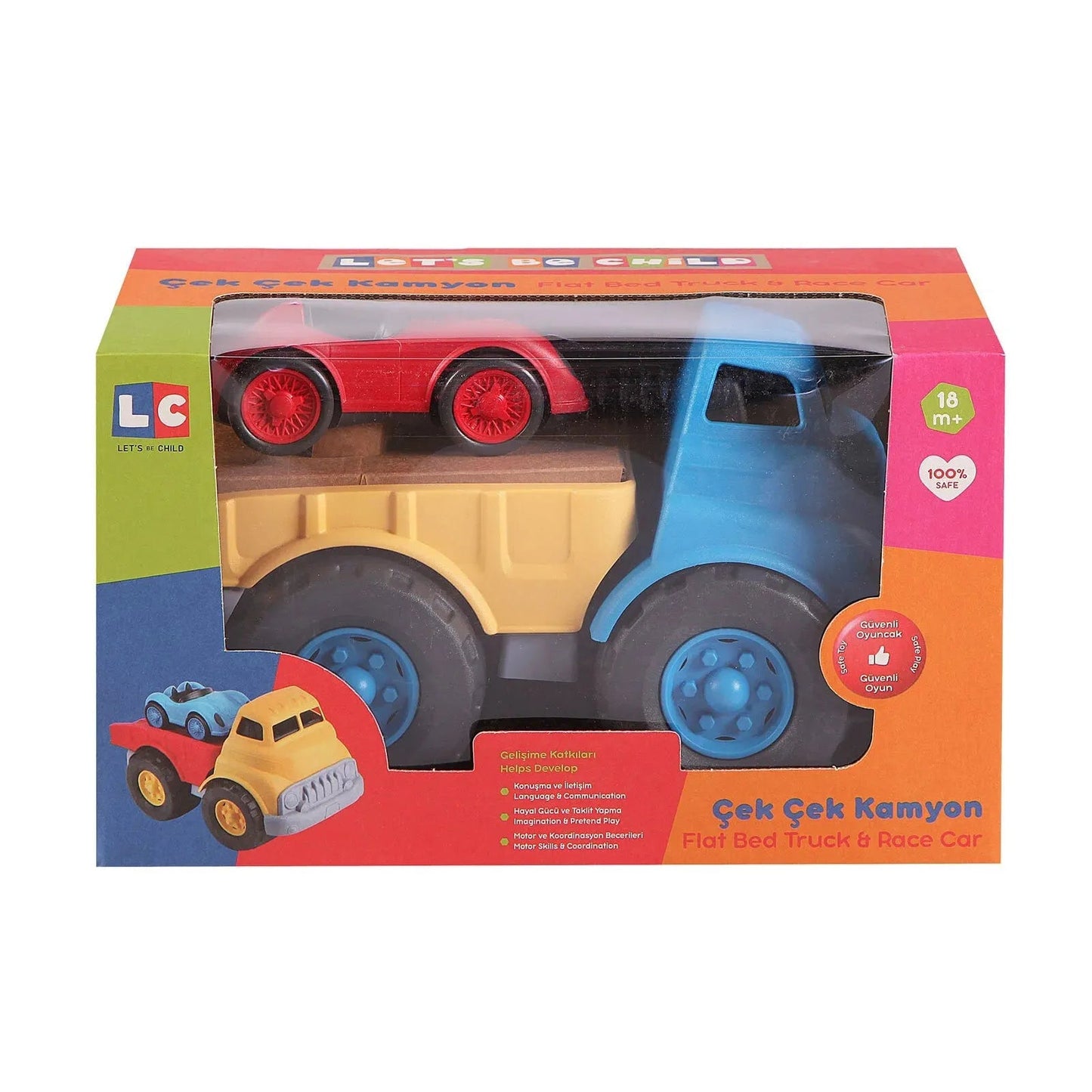 Let's Be Child Big Tow Truck Assorted - mezetto ebebek ebebek