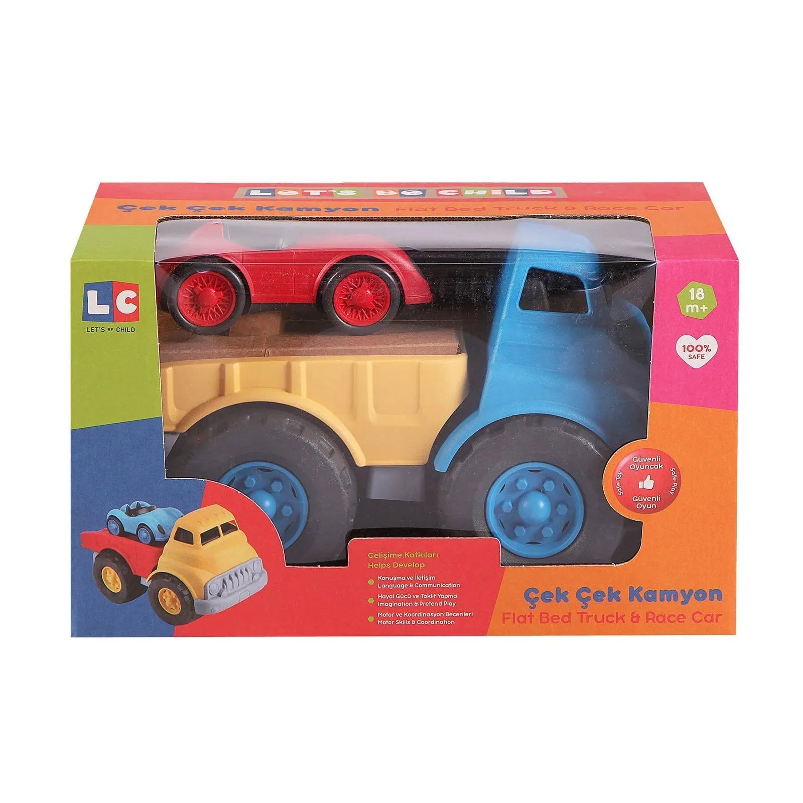 Let's Be Child Big Tow Truck Assorted - mezetto ebebek ebebek