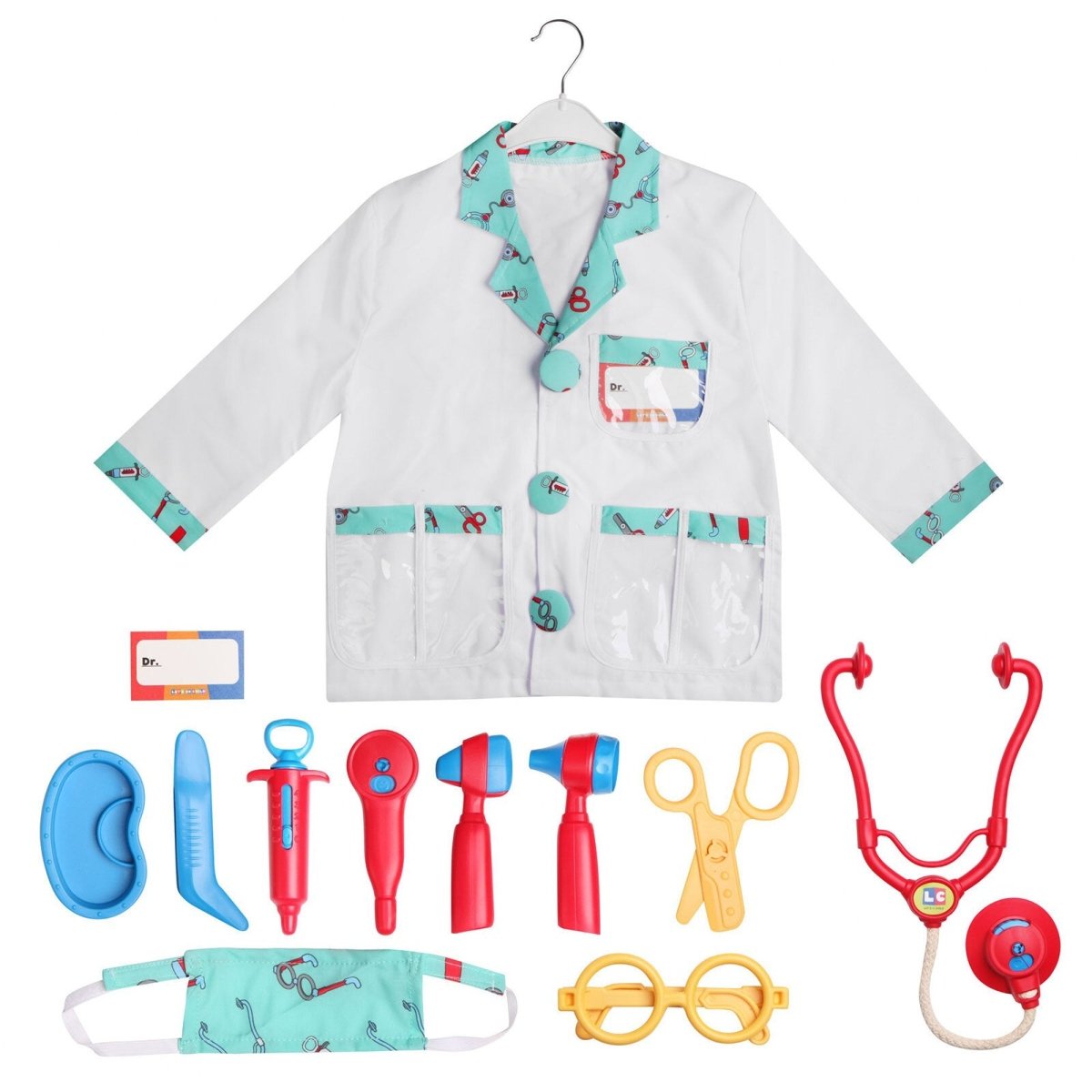 Let's Be Child Doctor Child Costume Assorted - mezetto ebebek ebebek