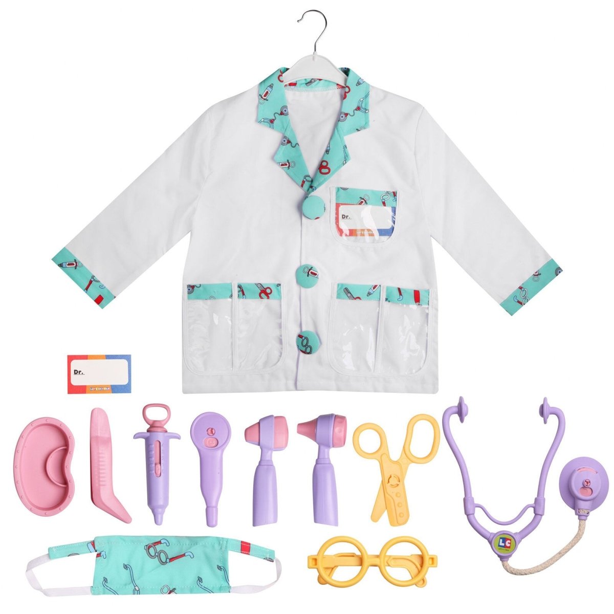 Let's Be Child Doctor Child Costume Assorted - mezetto ebebek ebebek