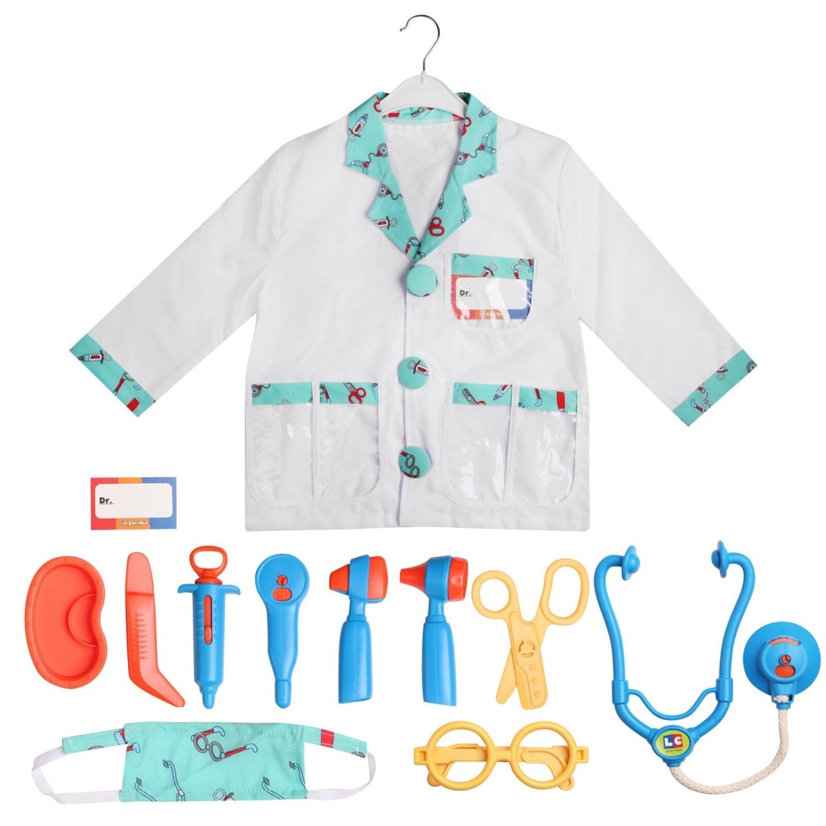 Let's Be Child Doctor Child Costume Assorted - mezetto ebebek ebebek