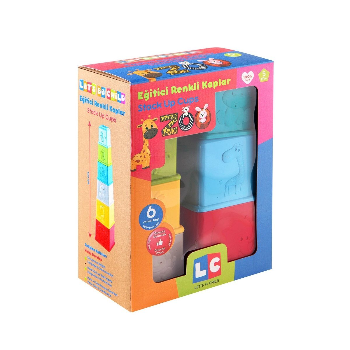 Let's Be Child Educational Cups - mezetto ebebek ebebek