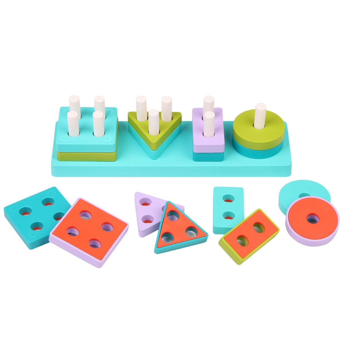 Let's Be Child Educational Geometric Shapes - mezetto ebebek ebebek