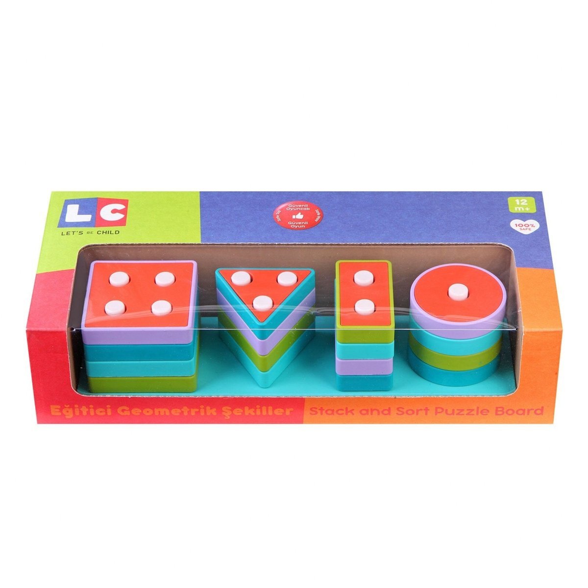 Let's Be Child Educational Geometric Shapes - mezetto ebebek ebebek