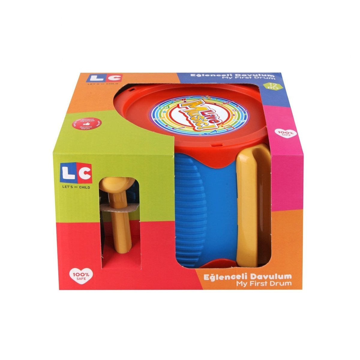 Let's Be Child Fun Drum Assorted - mezetto ebebek ebebek