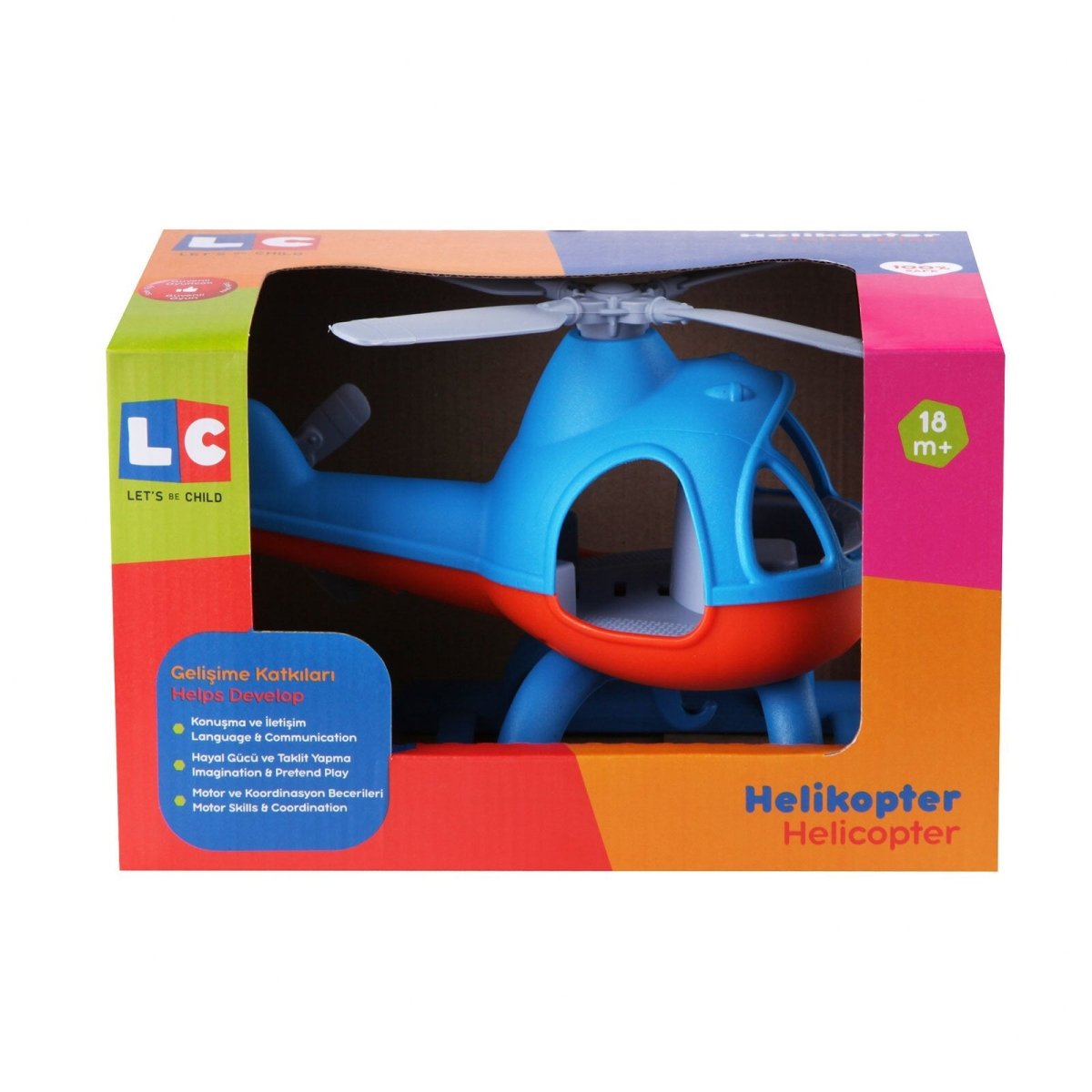 Let's Be Child Helicopter Assorted - mezetto ebebek ebebek