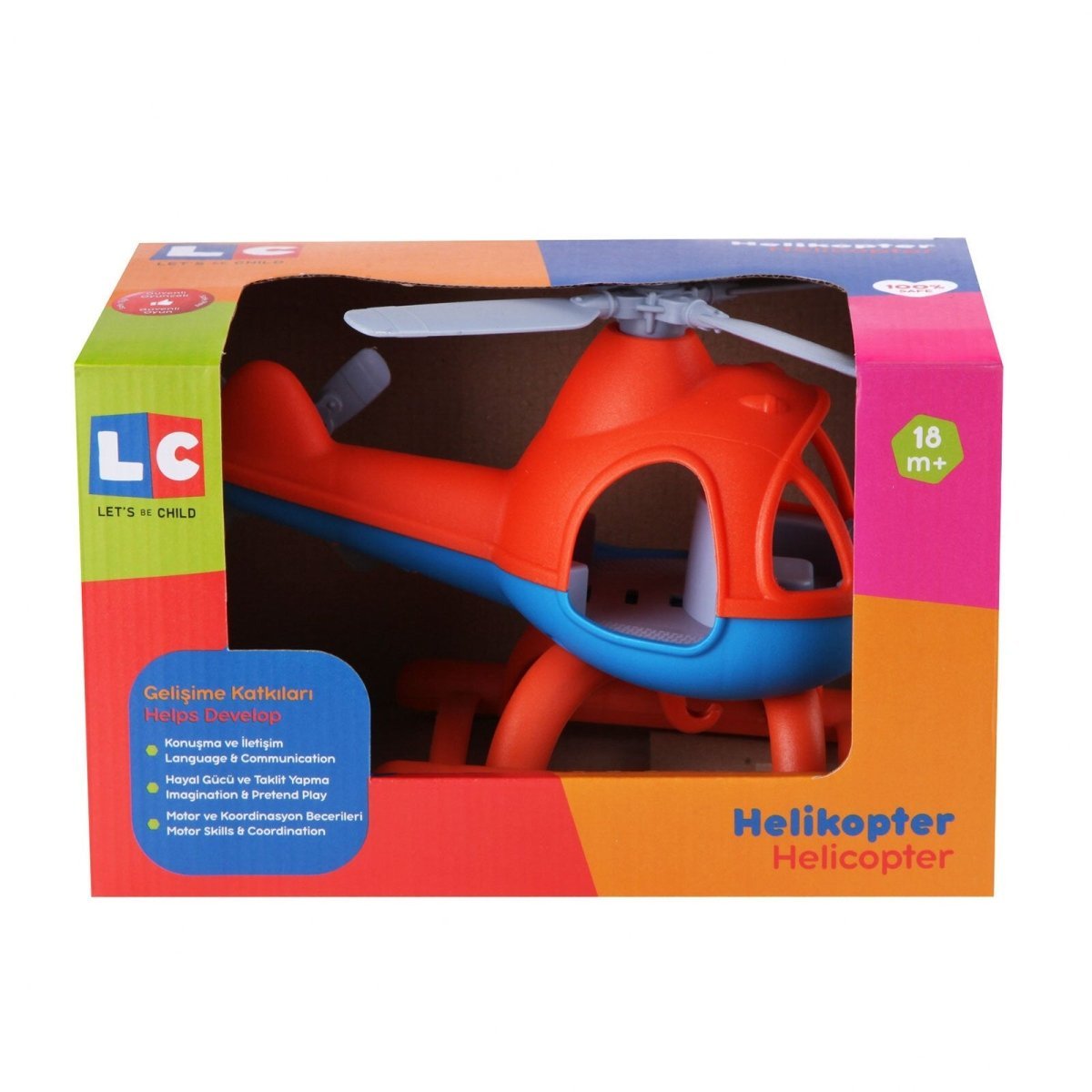 Let's Be Child Helicopter Assorted - mezetto ebebek ebebek