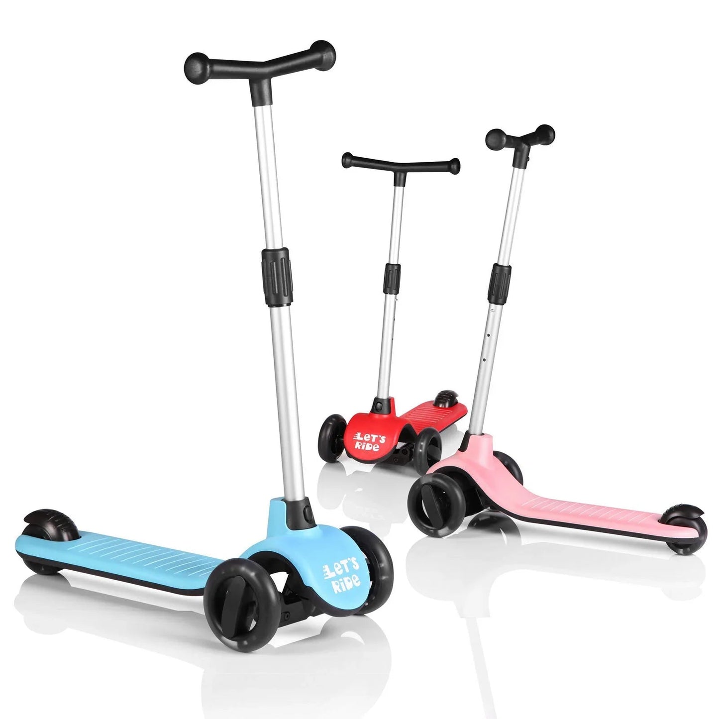 Let's Be Child Let's Ride 3 Wheels Scooter - Blue - mezetto ebebek ebebek