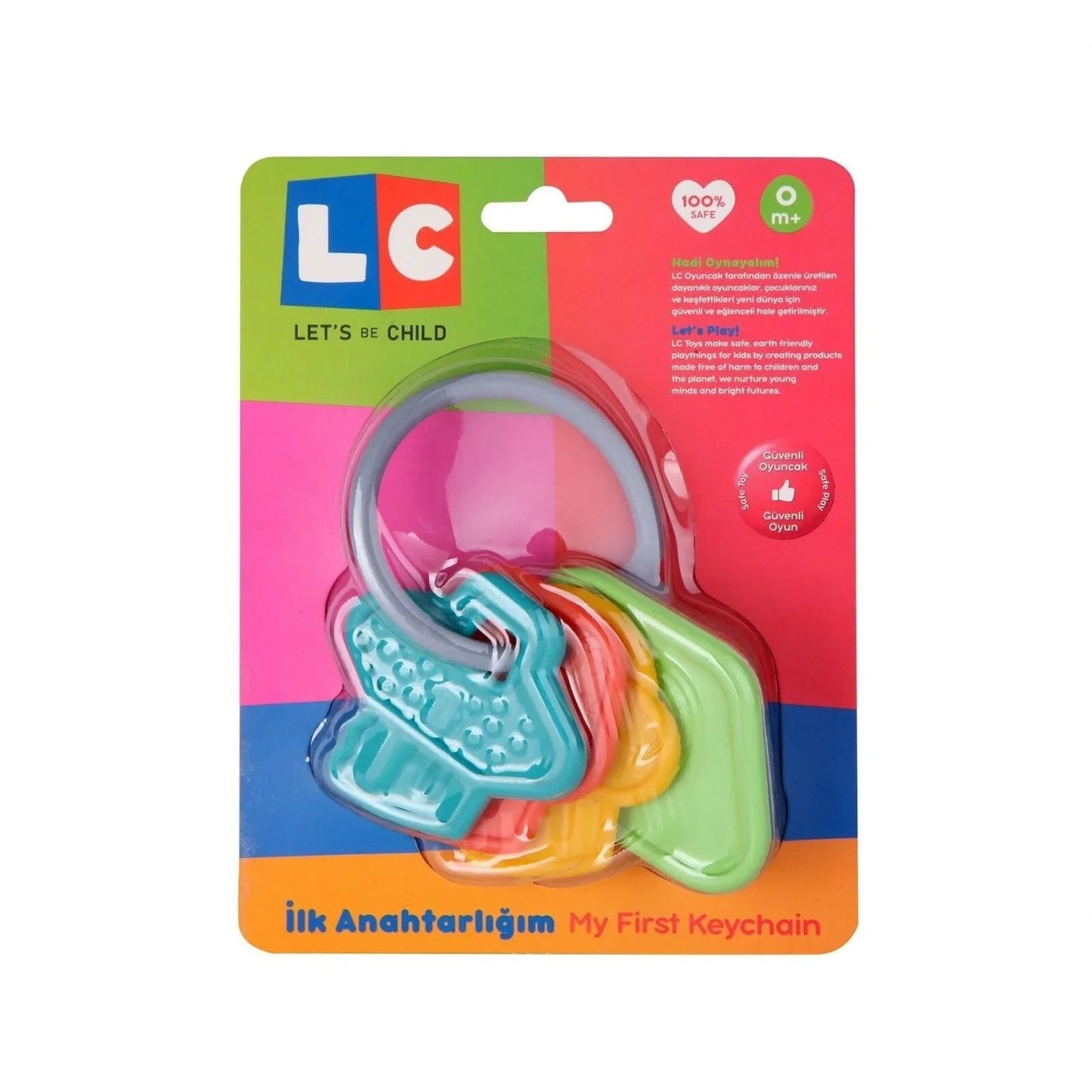Let's Be Child My First Keychain Assorted - mezetto ebebek ebebek