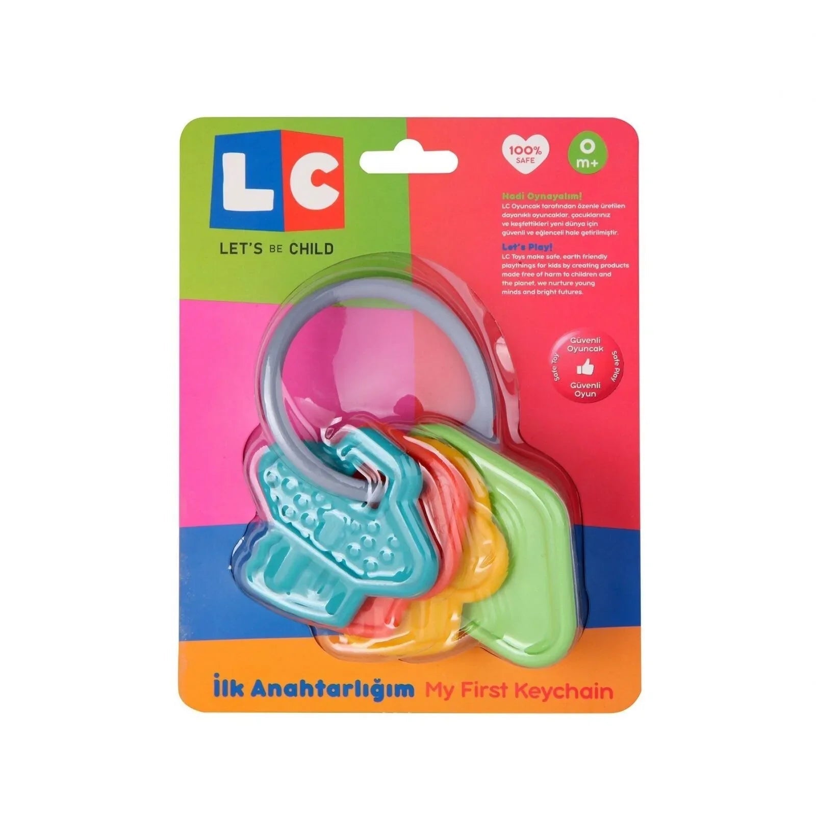Let's Be Child My First Keychain Assorted - mezetto ebebek ebebek