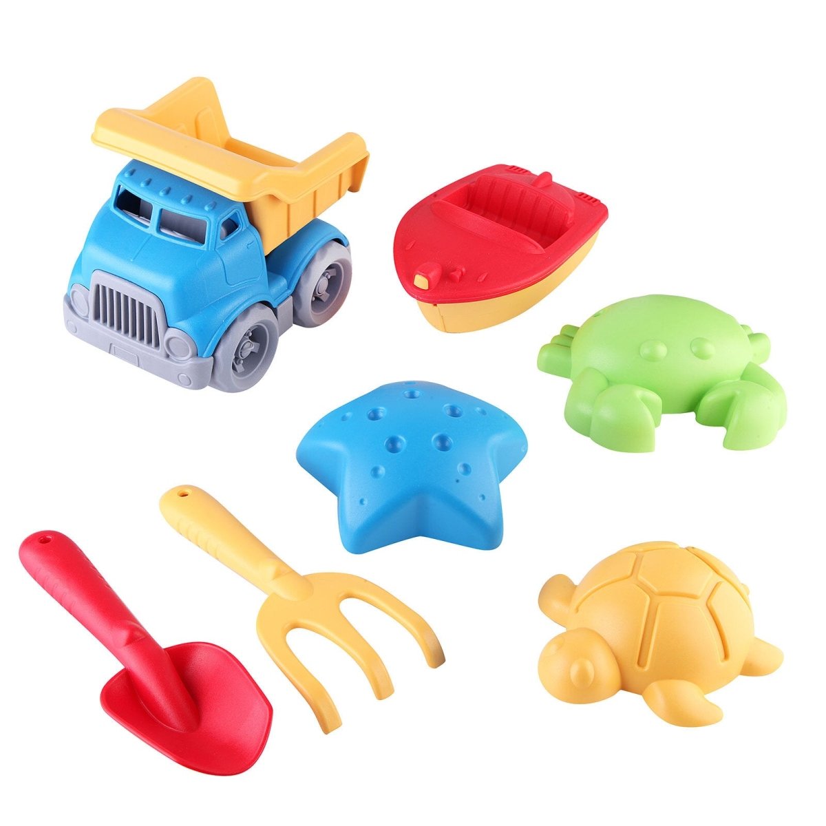 Let's Be Child Net Truck & Beach Set Assorted 7 pcs - mezetto ebebek ebebek