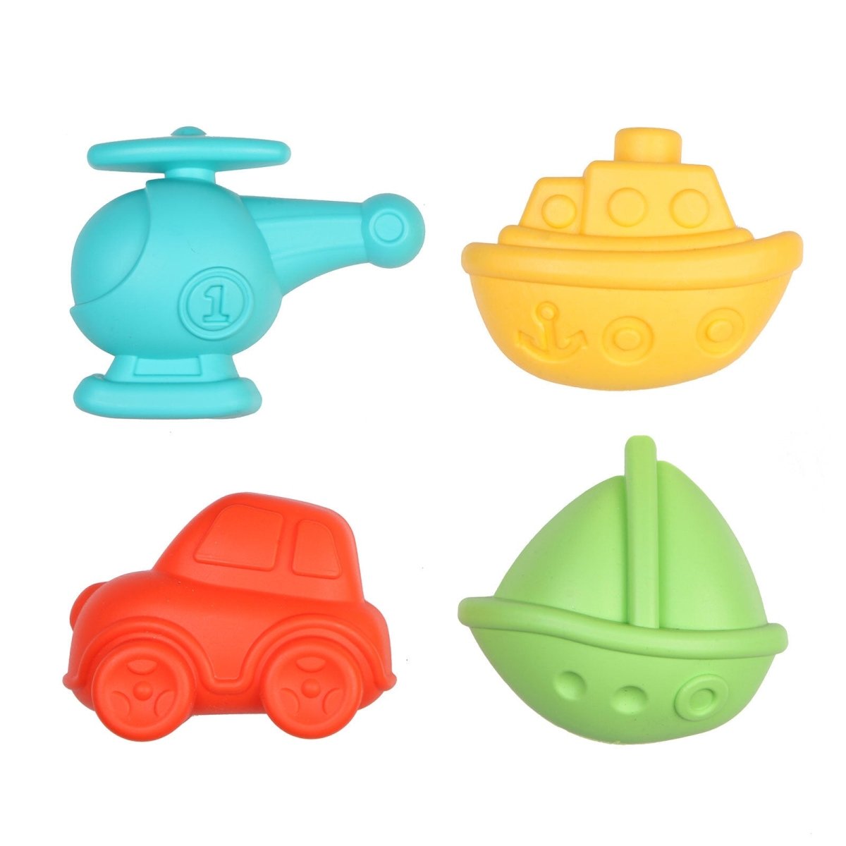 Let's Be Child Sand Mold - Vehicles 4 pcs Assorted - mezetto ebebek ebebek