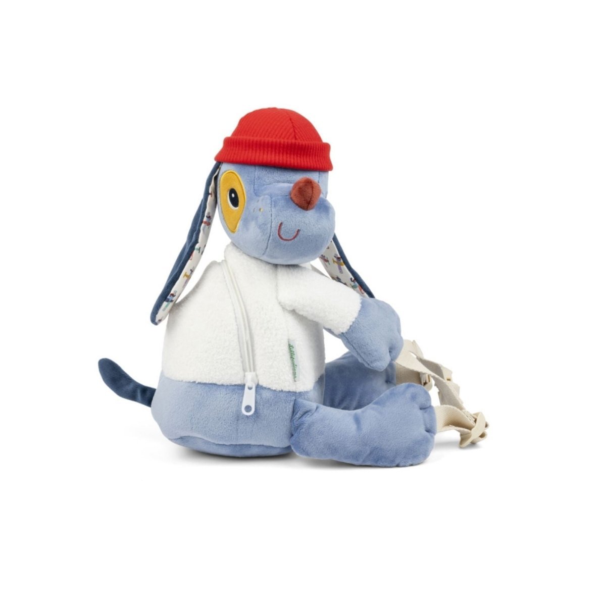 Lilliputiens Plush Backpack - Dog Jules - mezetto ebebek ebebek