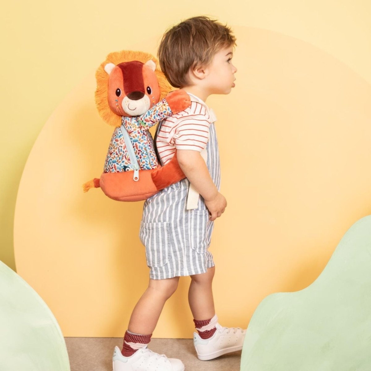 Lilliputiens Plush Backpack - Lion Jack - mezetto ebebek ebebek