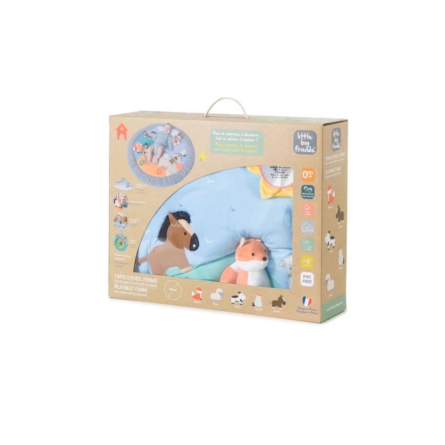 Little Big Friends Activity Playmat - Farm - mezetto ebebek ebebek