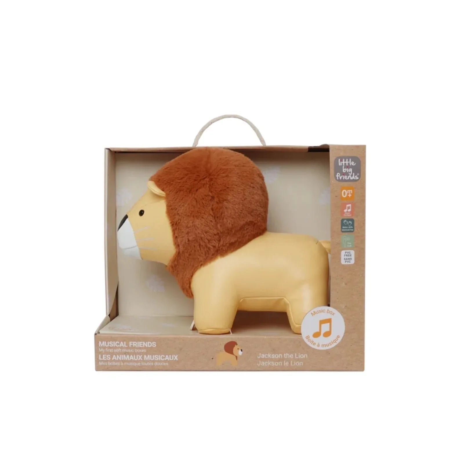 Little Big Friends Musical Animals - Jackson the Lion - mezetto ebebek ebebek