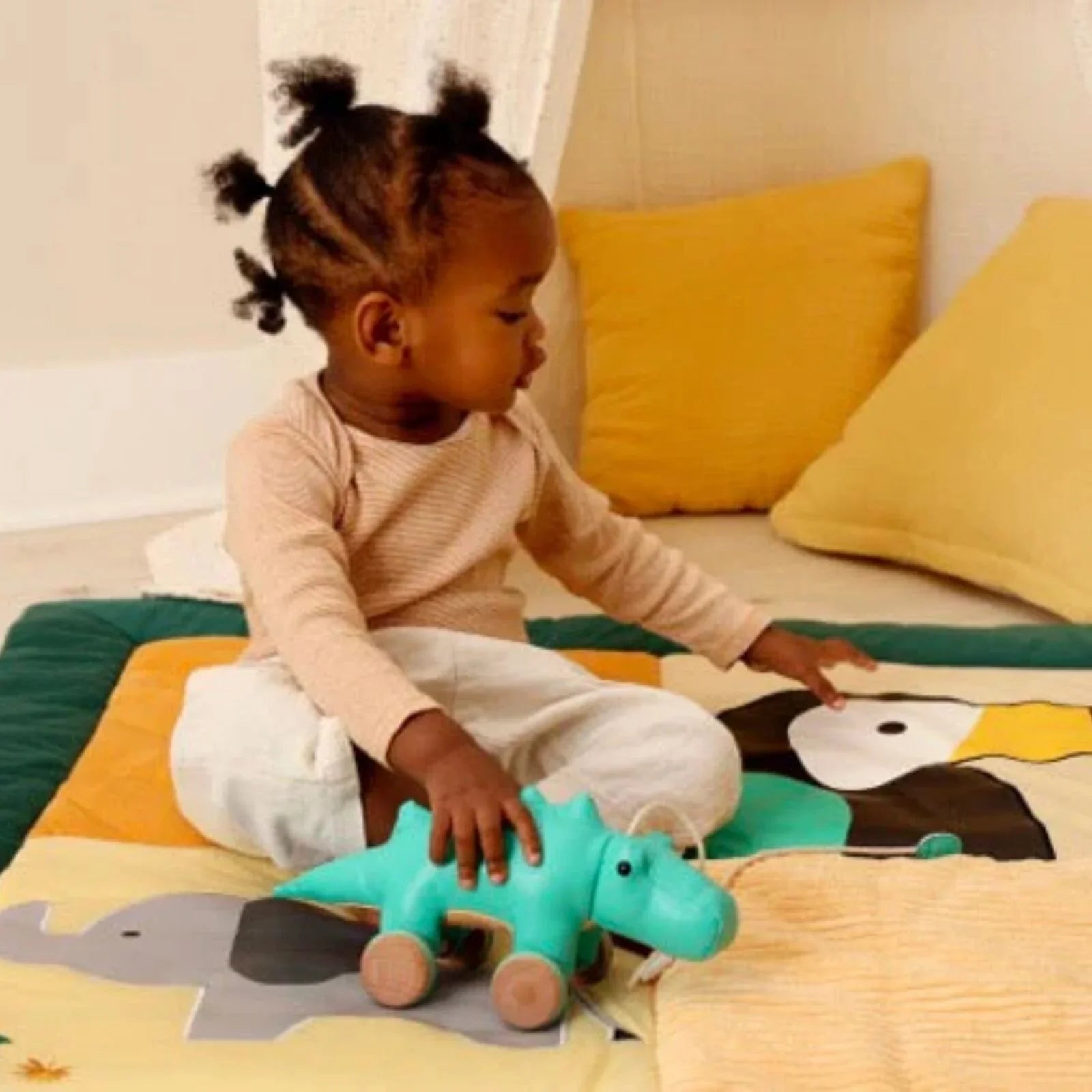 Little Big Friends Pull Along - Achille the Crocodile - mezetto ebebek ebebek