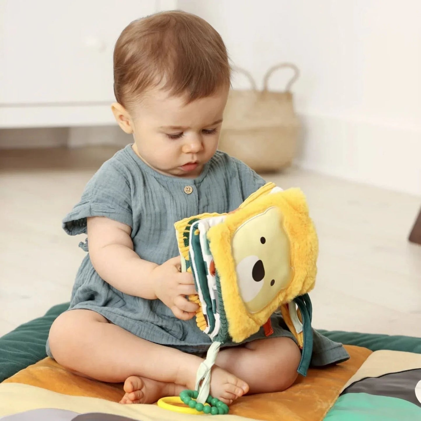 Little Big Friends Soft Activity Book 2 - in - 1 - Jungle - mezetto ebebek ebebek