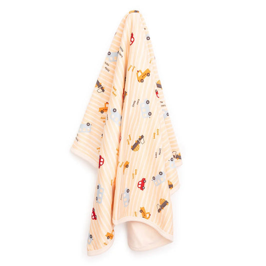 Little Dreams Baby Boy Blanket - Printed - mezetto ebebek ebebek