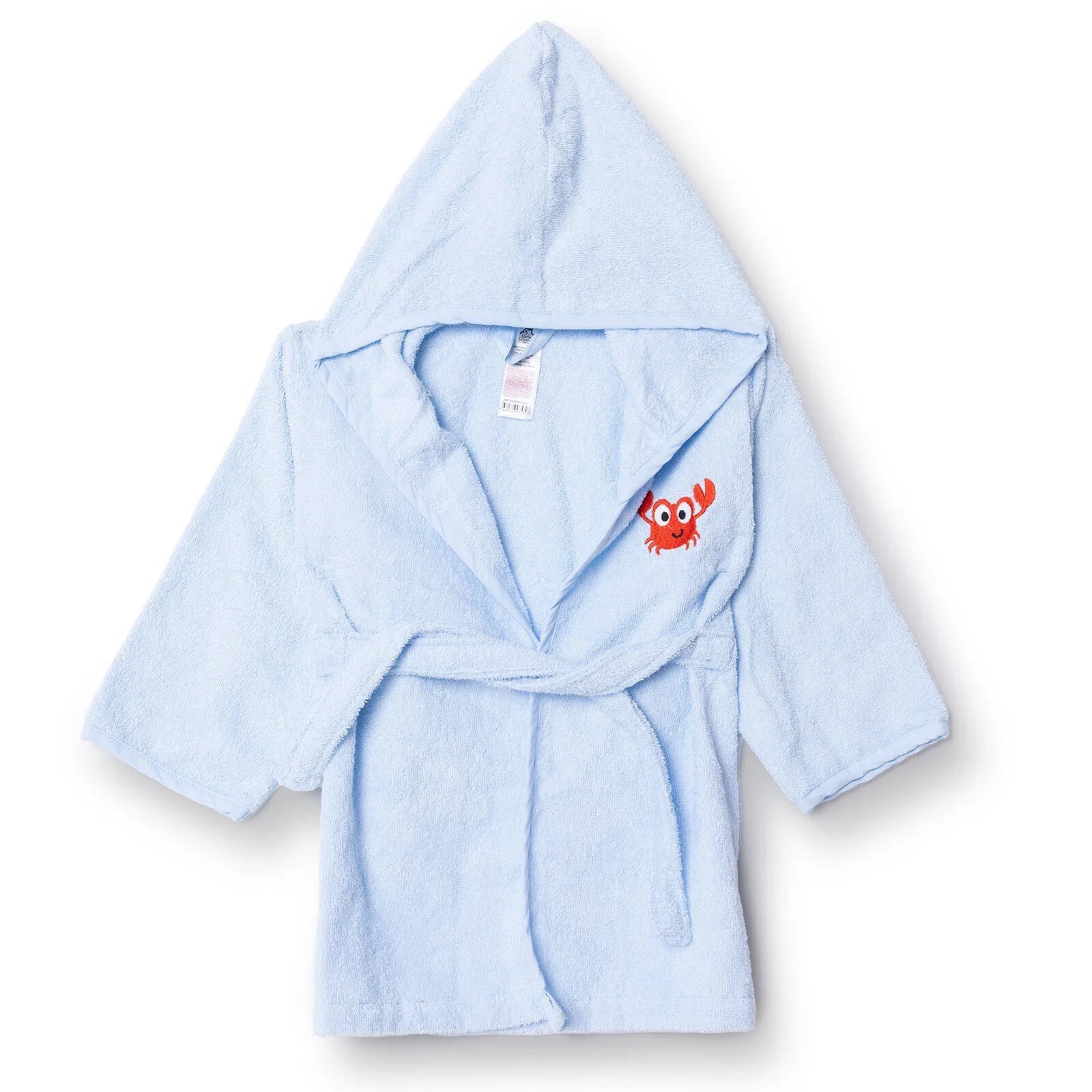 Little Dreams Boy Baby Bathrobe - Blue - mezetto ebebek ebebek