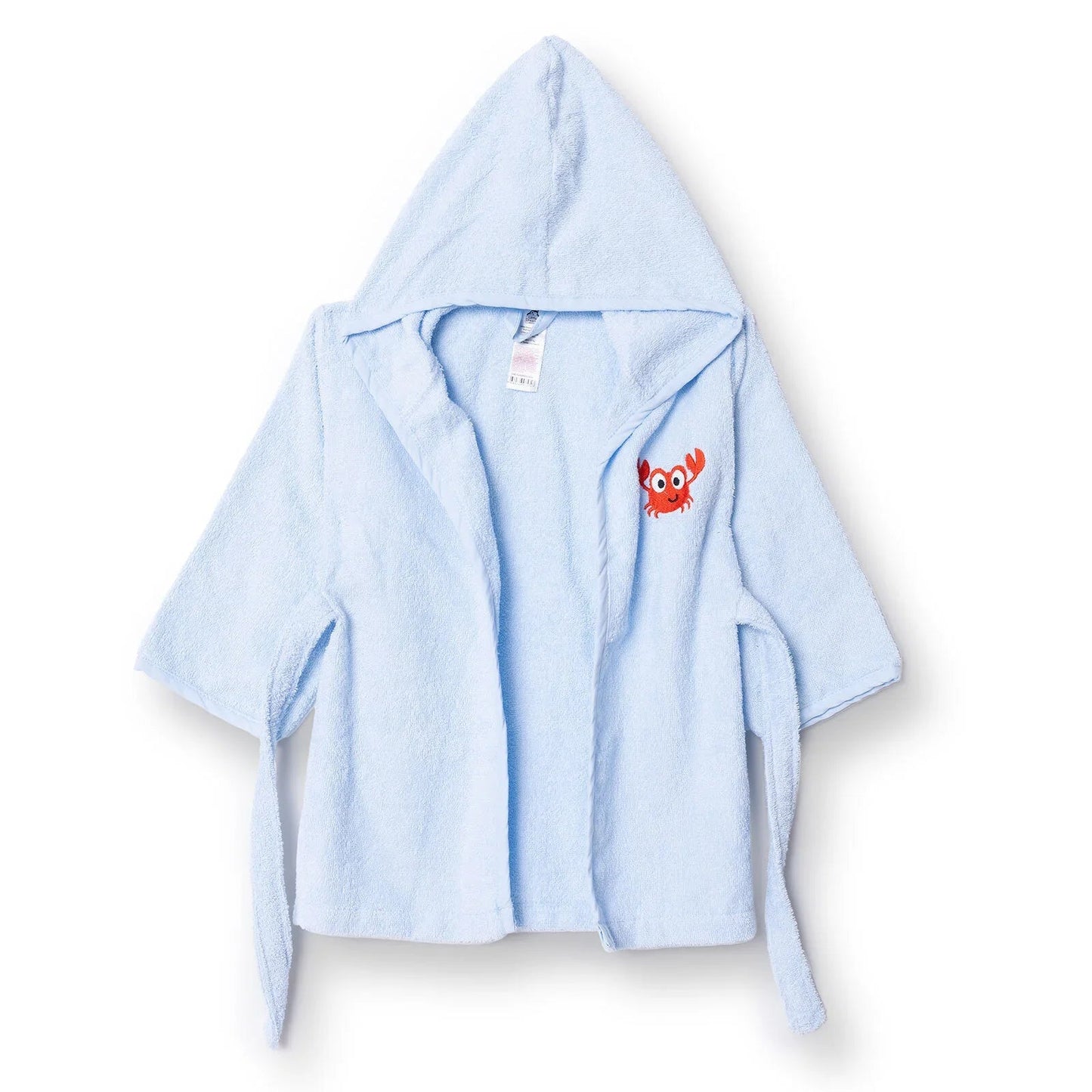 Little Dreams Boy Baby Bathrobe - Blue - mezetto ebebek ebebek