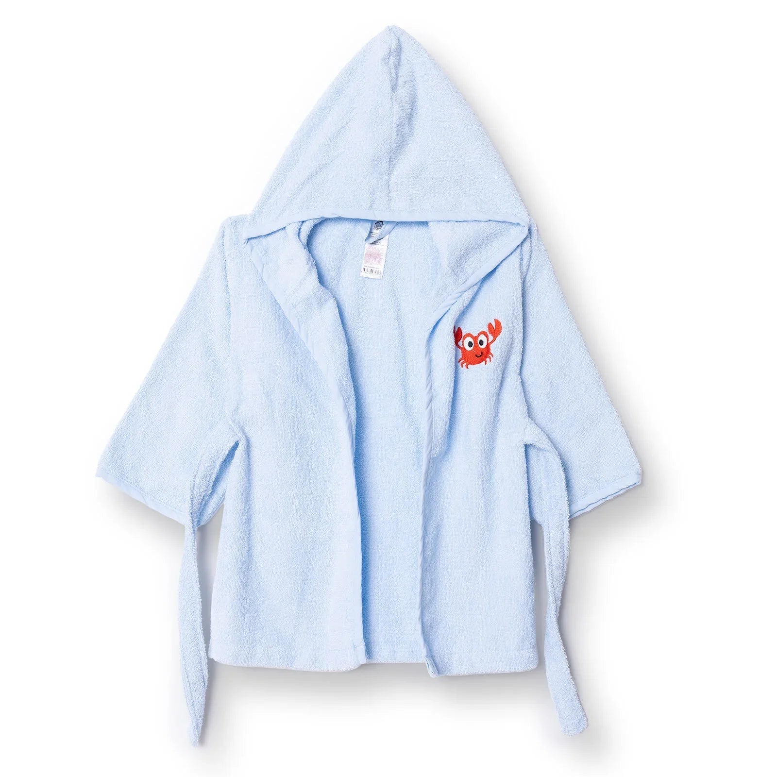 Little Dreams Boy Baby Bathrobe - Blue - mezetto ebebek ebebek