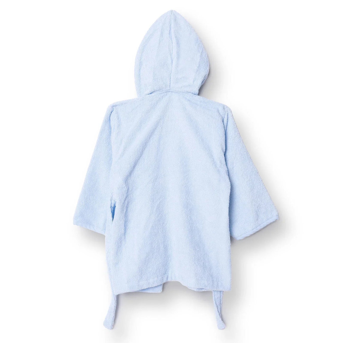 Little Dreams Boy Baby Bathrobe - Blue - mezetto ebebek ebebek